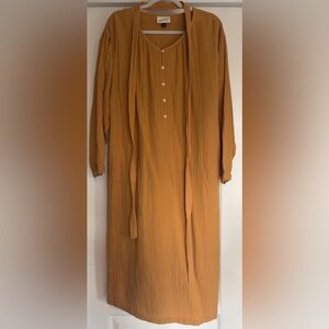 Universal Thread Mustard Long Sleeve Dress